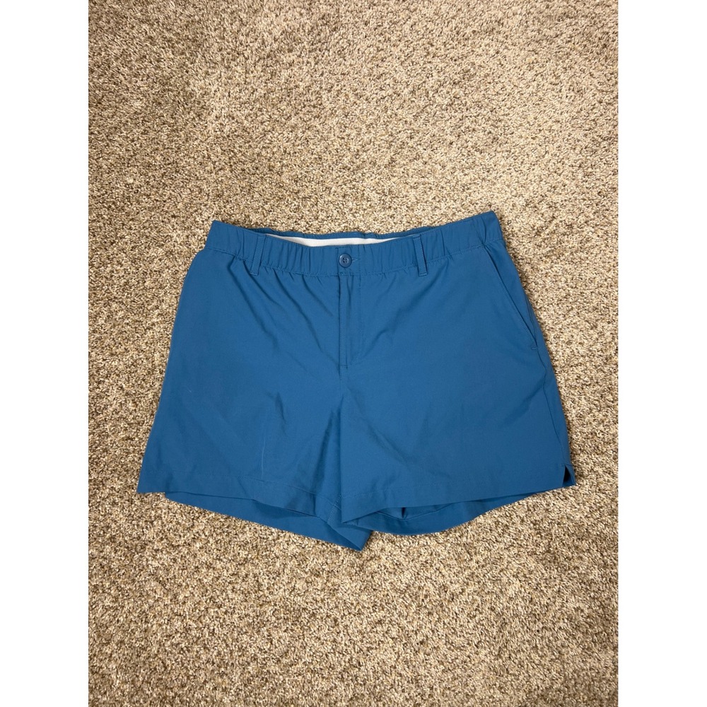 Under Armour Links Golf Shorts Womens 12 Blue Stretch Athletic Performance